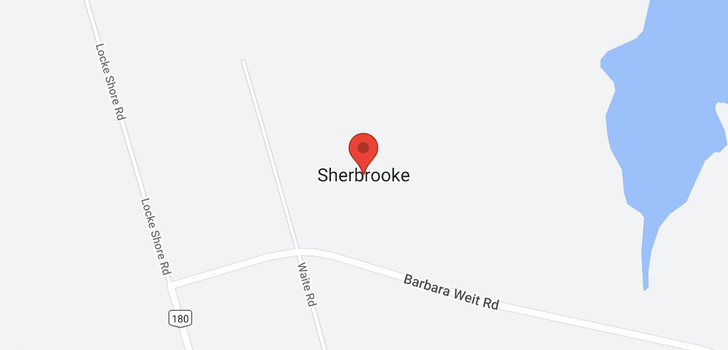 map of Sherbrooke